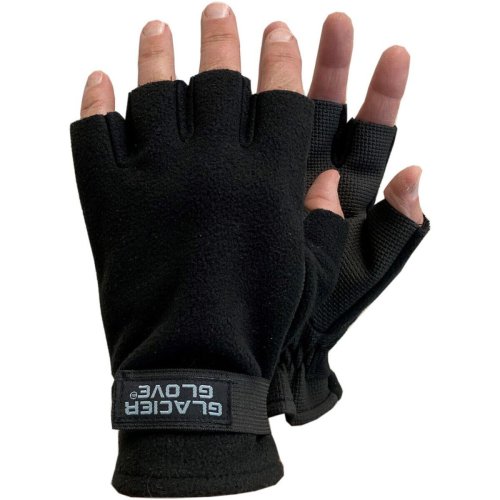 River Run Fingerless Gloves - Black