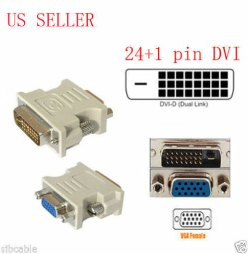 DVI-D to VGA Video Monitor Adapter