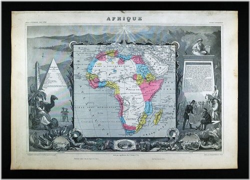 African Cartographic Treasures: 1861 Levasseur Map Collection