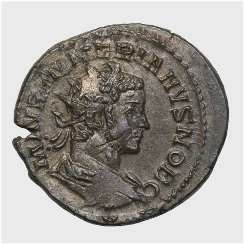 Numerian Antoninianus Strike Error Coin (282 AD)