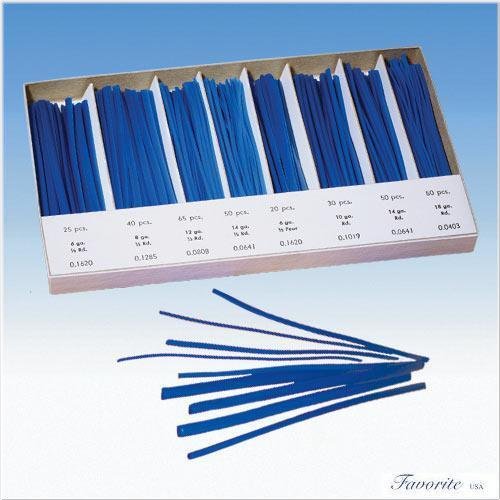 Blue Round Wax Wire Jewelry Making Kit