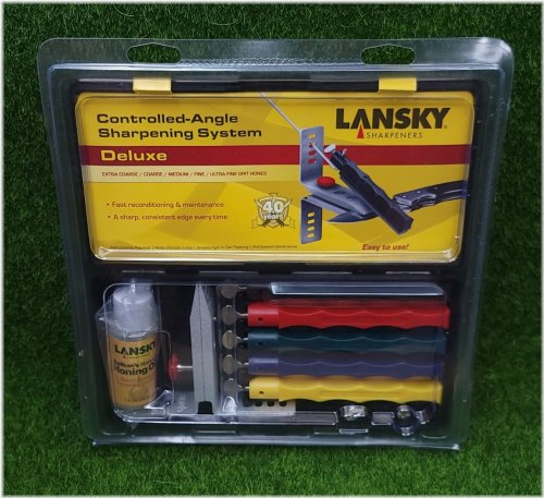 PrecisionSharp Knife Care System by Lansky - 5 Stone Controlled Angle Sharpening Kit