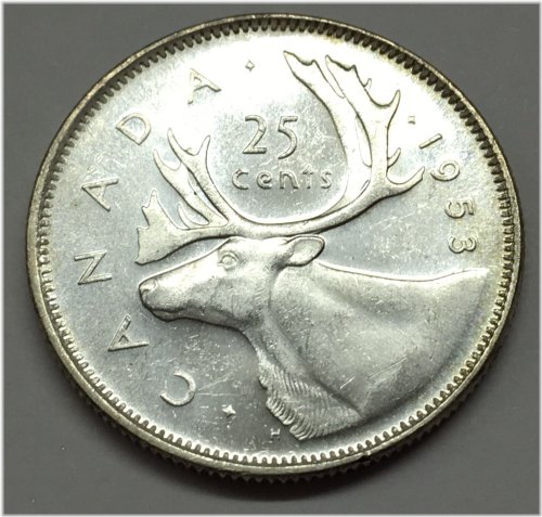 Classic Canadian Silver Quarter - Free Shipping with USPS Tracking