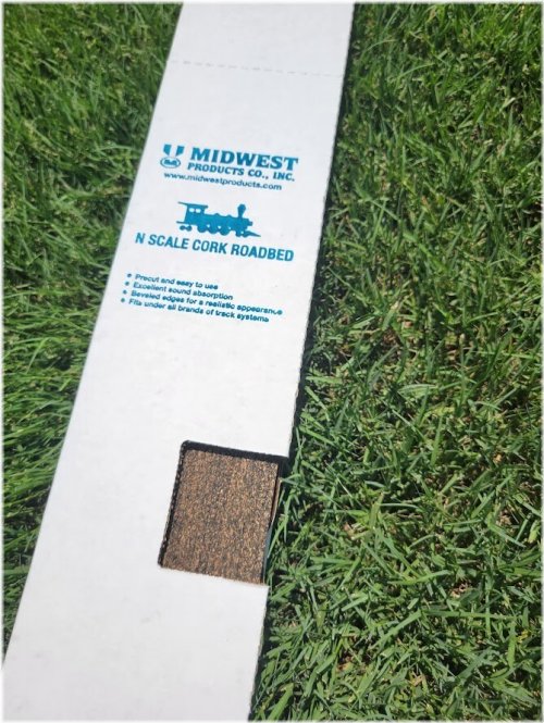 N-Scale Cork Roadbed Set