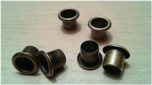 Brass Bushing Set for Vintage Harmony, Kay, Silvertone, and Gibson Guitars