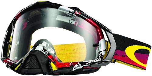 Mayhem Pro Legacy Goggles - Red Frame/Clear Lens