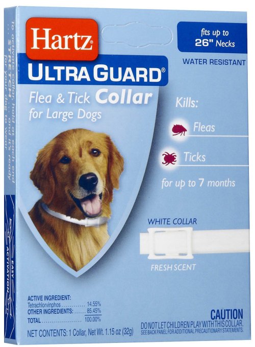 Water-Resistant Flea and Tick Collar for Large Dogs by Hartz UltraGuard