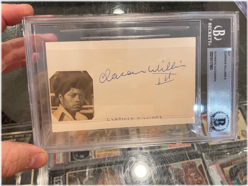 Clarence Williams III Autographed Index Card