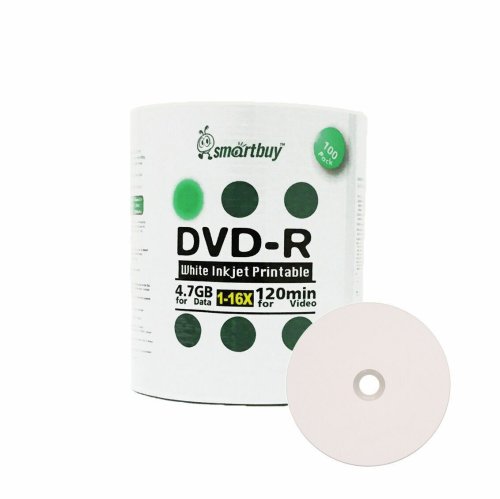 Smartbuy Inkjet Printable DVD-R Discs