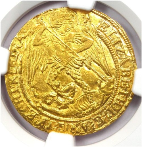 Golden Angel of Elizabeth I - NGC MS62