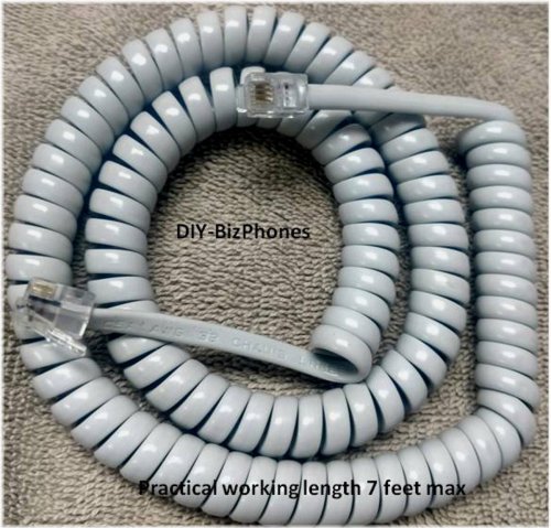 Gray Pearl Handset Cords