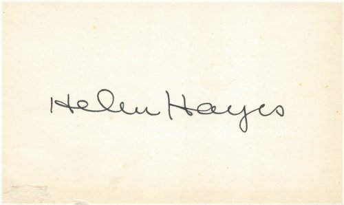 Theatre Legend Autograph Collection