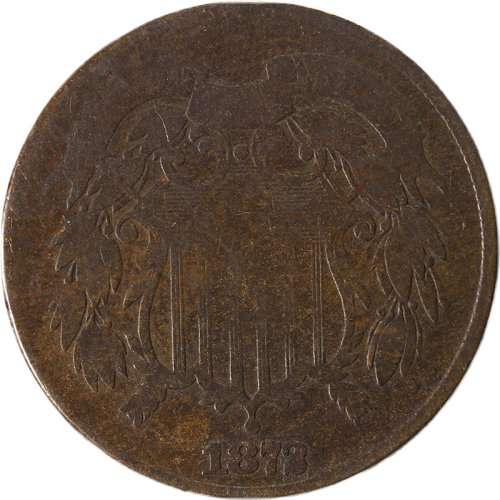 1872 Key Date Two Cent Piece