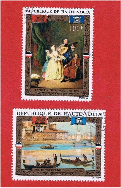 Burkina Faso Artistic Treasures Stamp Set