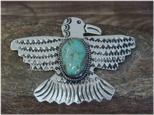 Thunderbird Turquoise Hair Pin