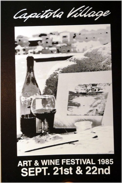 Capitola Village Art & Wine Festival 1985 - Topographic View