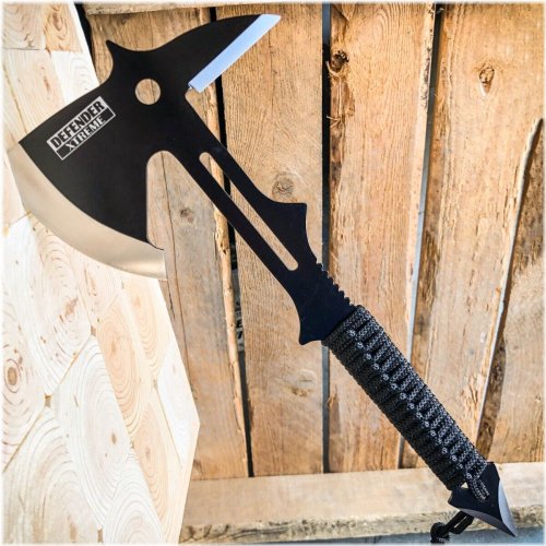 Survivor's Edge Tomahawk: The Ultimate Tactical Hatchet with Fixed Blade and Sheath