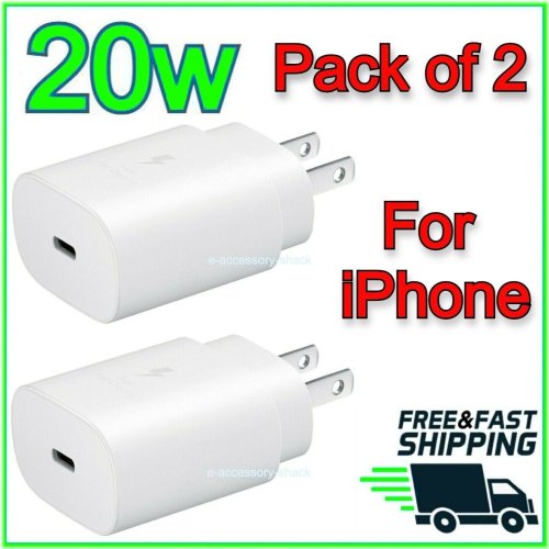 Power Duo Type C Wall Chargers for Apple iPhones
