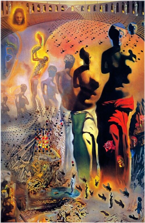 Enigmatic Dreamscape by Salvador Dali