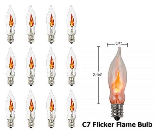 Flicker Glow Candelabra Bulbs