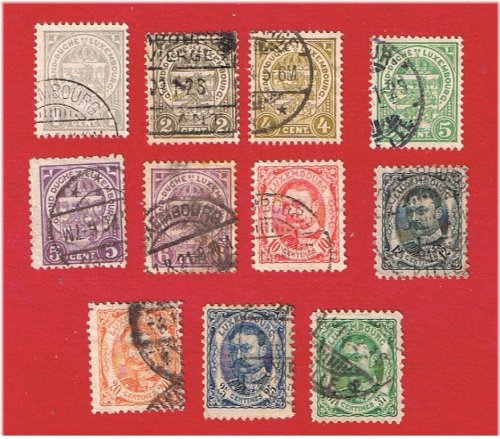 William IV Luxembourg Stamps Collection