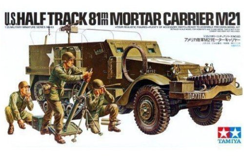 US Army 81mm Mortar Carrier M21 Halftrack Model Kit