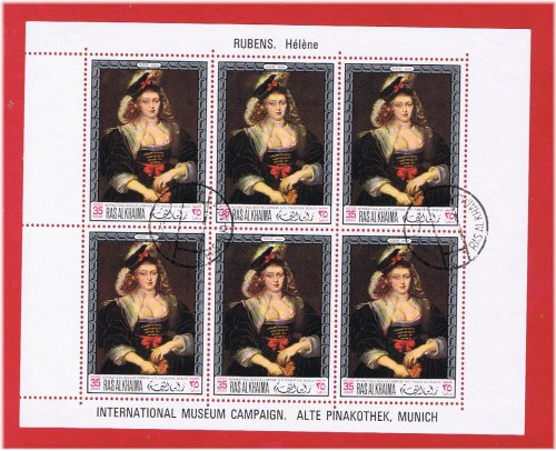 Ras al Khaima Rubens Museum Campaign Stamps