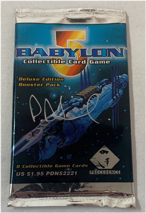 Babylon 5 Autographed CCG Booster Pack