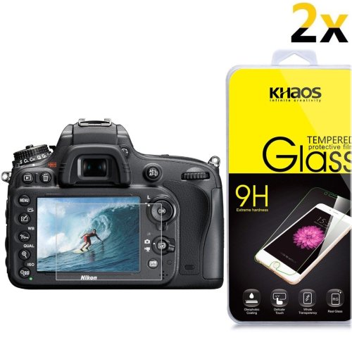 KHAOS Glass Screen Protector Set for Select Nikon Cameras