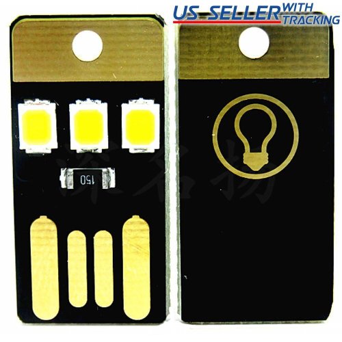 LightUpX - Portable USB LED Keychain Lights for Camping and Car Use