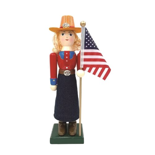Patriotic Cowgirl Nutcracker