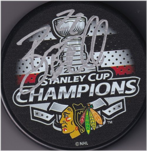 Bryan Bickell 2015 Chicago Blackhawks Stanley Cup Champs Puck