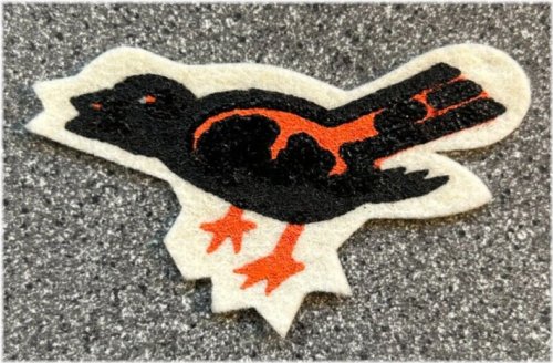 Baltimore Orioles 1960's Felt Team Patch