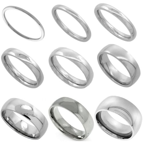 Polished Steel Dome Ring