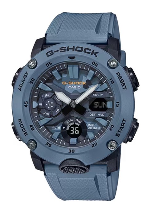 Blue Camo Carbon Guard Watch