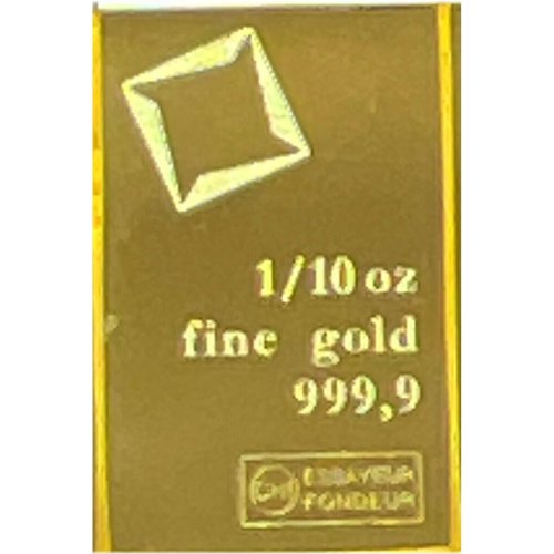 Valcambi Suisse 1/10 oz Fine Gold CombiBar™