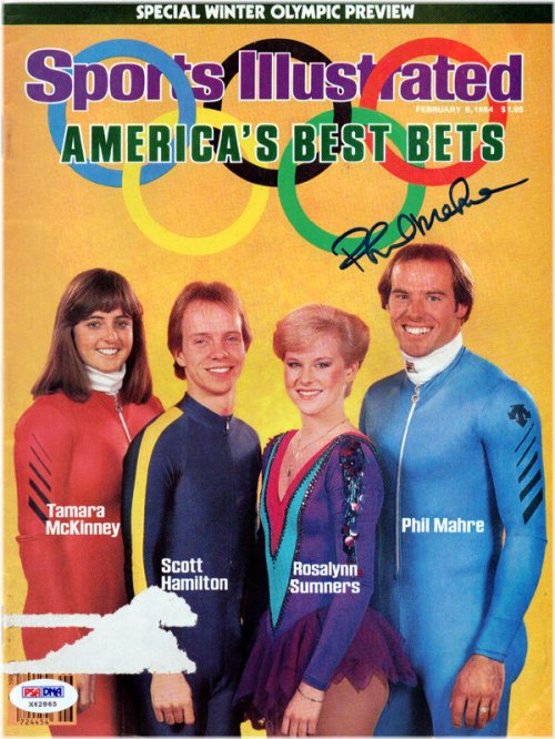 Olympic Legend Autographed Magazine