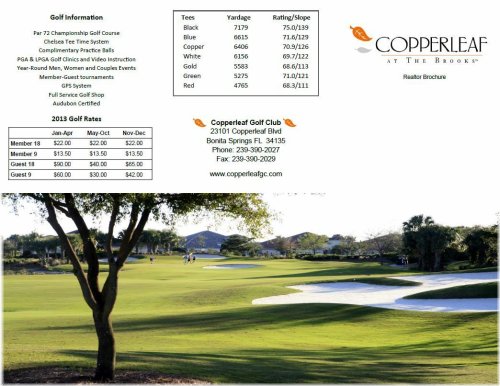 Fairway Fun Gift Certificate at Copperleaf Golf Club - Naples, FL