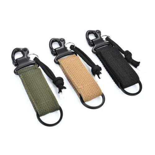 Molle Key Holder with Carabiner Hooks