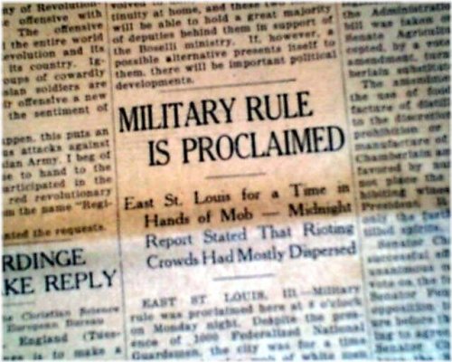 1917 Historical Account of Racial Tension and Violence in East St. Louis