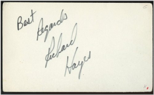 Richard Hayes Legacy Signature