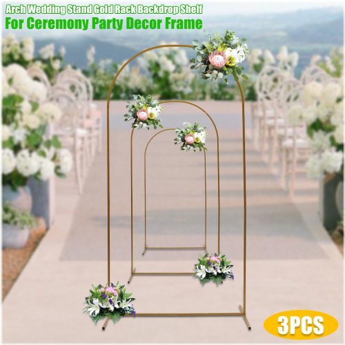 Golden Ceremony Arch Stand