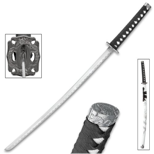 White Dragon Katana Sword