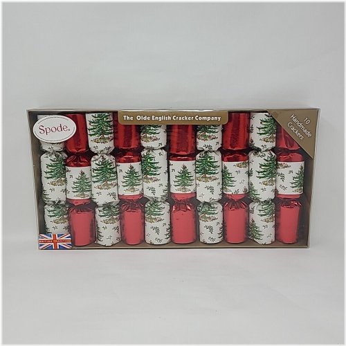 Festive English Holiday Crackers, Pack of 10