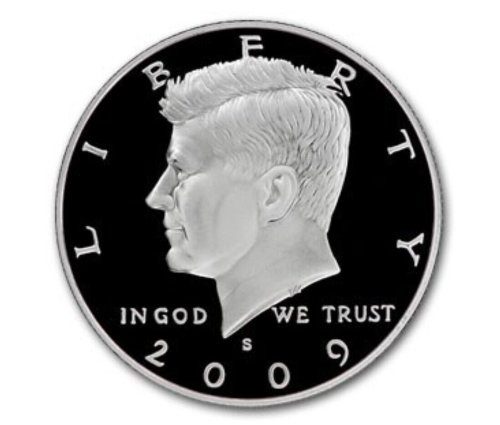 2009 S John F. Kennedy Gem Proof 90% Silver Half Dollar - Set #30