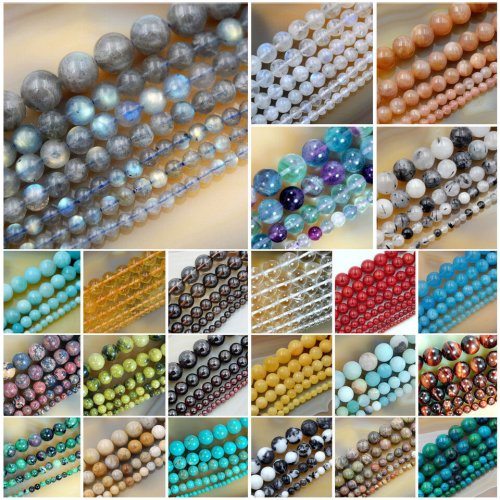 Nature's Rounds Gemstone Beads Collection