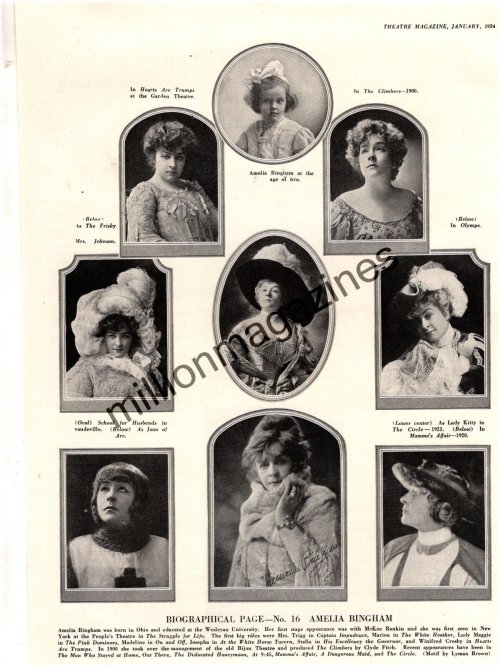 Theatrical Time Capsule: A Glimpse into Amelia Bingham's 1924 Performance