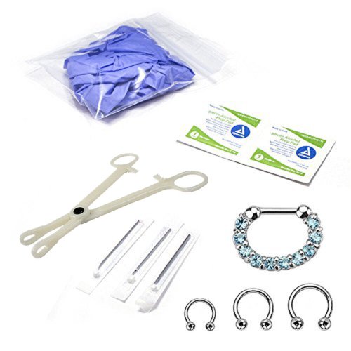 Complete Piercing Tool Set with Gloves and Accessories