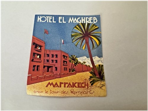 Marrakech Souvenir Sticker