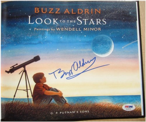 Look to the Stars: Buzz Aldrin's Signed Apollo 11 Moon Book